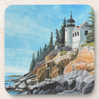 Bass Harbor Lighthouse Bier Onderzetter