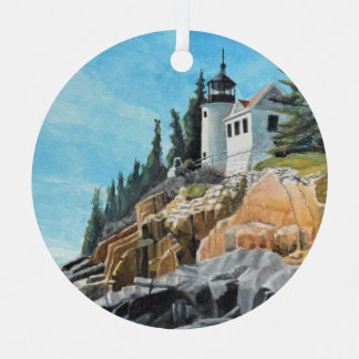 Bass Harbor Lighthouse Metalen Ornament