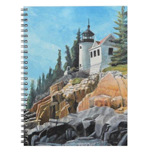 Bass Harbor Lighthouse Notitieboek (Voorkant)