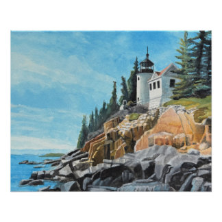 Bass Harbor Lighthouse Perfect Poster
