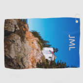 Bass Harbour Acadia Lighthouse Golfhanddoek (Horizontaal)