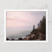 Bass Harbour Head Light, MAINE Briefkaart (Voorkant)