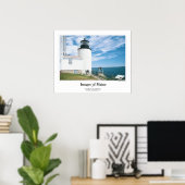 Bass Harbour Head Light Poster (Thuiskantoor)
