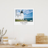 Bass Harbour Head Light Poster (Keuken)
