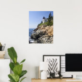 Bass Harbour Head Light Poster (Thuiskantoor)