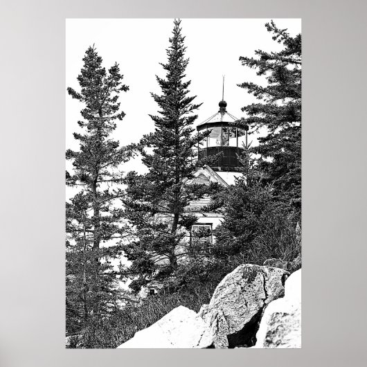 Bass Harbour Head Light poster - 6 (Voorkant)