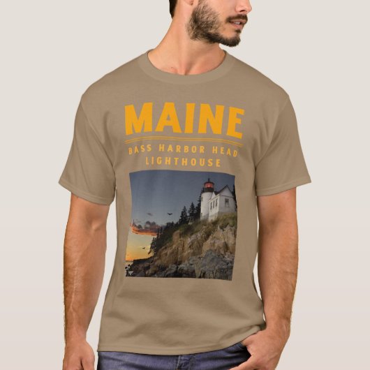 Bass Harbour Head Light T-shirt (Voorkant)