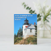 Bass Harbour Head Lighthouse, Maine Briefkaart (Staand voorkant)