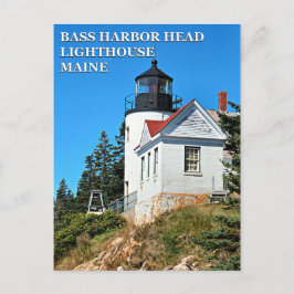 Bass Harbour Head Lighthouse, Maine Briefkaart