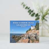 Bass Harbour Head Lighthouse, Maine Briefkaart (Staand voorkant)