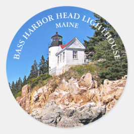 Bass Harbour Head Lighthouse Maine Grote Stickers