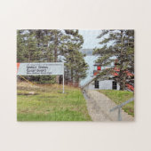 Bass Harbour Head Lighthouse, Maine Jigzaag Puzzle Legpuzzel (Horizontaal)