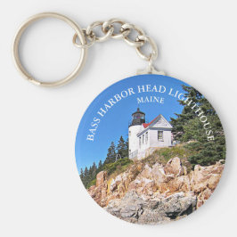 Bass Harbour Head Lighthouse, Maine Keyring Sleutelhanger