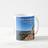 Bass Harbour Head Lighthouse, Maine Mok (Voorkant rechts)