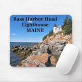 Bass Harbour Head Lighthouse, Maine Mousepad Muismat (Met muis)