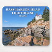 Bass Harbour Head Lighthouse, Maine Mousepad Muismat (Voorkant)