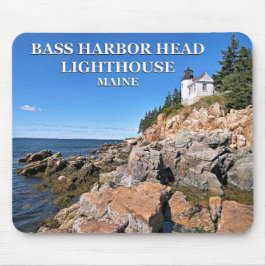 Bass Harbour Head Lighthouse, Maine Mousepad Muismat