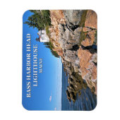 Bass Harbour Head Lighthouse, Maine Photo Magnet Magneet (Verticaal)