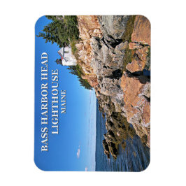 Bass Harbour Head Lighthouse, Maine Photo Magnet Magneet