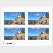 Bass Harbour Head Lighthouse, Maine Stickers (Vel)