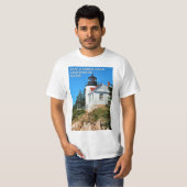 Bass Harbour Head Lighthouse, Maine T-Shirt (Voorkant volledig)