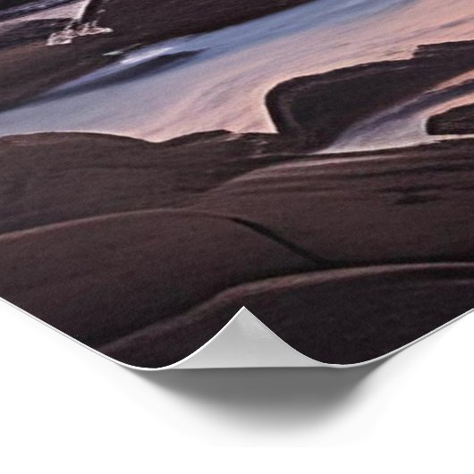 Bass Harbour Head Lighthouse Sunrise Poster (Hoek)