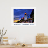 Bass Harbour Light, Maine Poster (Keuken)