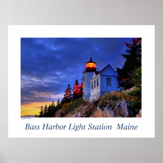 Bass Harbour Light, Maine Poster (Voorkant)