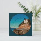 Bass Harbour Lighthouse Birthday Acadia NP (Staand voorkant)