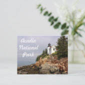 Bass Harbour Lighthouse briefkaart (Staand voorkant)