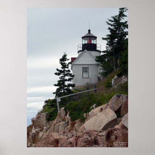 Bass Harbour Lighthouse Poster (Voorkant)