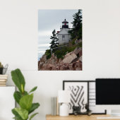 Bass Harbour Lighthouse Poster (Thuiskantoor)