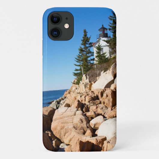 Bass Harbour-vuurtoren Case-Mate iPhone Case (Achterkant)