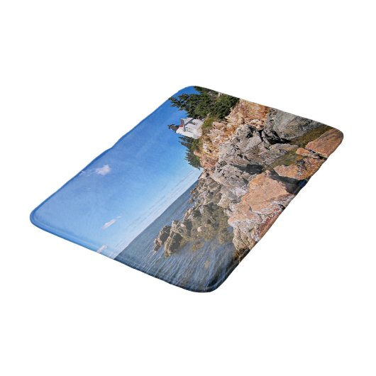 Bass Harbour-vuurtoren, Maine Bath Mat (Gekanteld)
