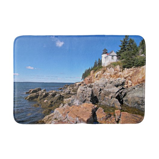 Bass Harbour-vuurtoren, Maine Bath Mat (Voorkant)