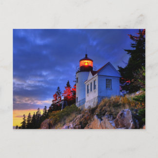 Bass Harbour-vuurtoren, Maine Briefkaart