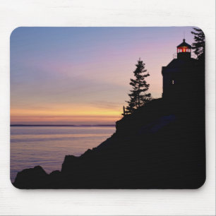 Bass Harbour-vuurtoren op Mt. Desert Island Muismat