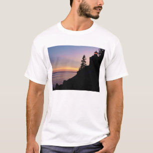 Bass Harbour-vuurtoren op Mt. Desert Island T-shirt