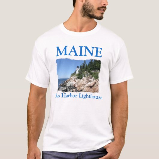 Bass Harbour-vuurtoren T-shirt (Voorkant)