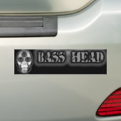BASS HEAD Dubstep Artiest Bumpersticker (Op auto)