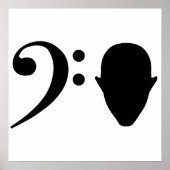 Bass Head Poster (Voorkant)