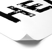 Bass Head-poster Poster (Hoek)