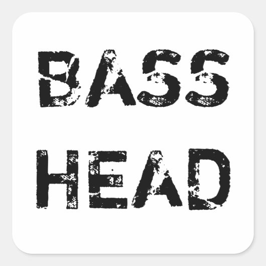 Bass Head sticker (Voorkant)