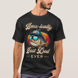 Bass-ically de beste vader ooit t-shirt