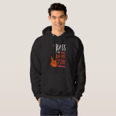 Bass is de bacon van Music Bass Guitarist Hoodie (Voorkant volledig)