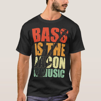 BASS IS HET SPEK VAN MUZIEK grappig bassist cadeau T-shirt
