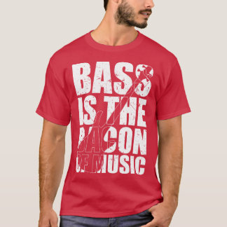 BASS IS HET SPEK VAN MUZIEK grappige bassist cadea T-shirt