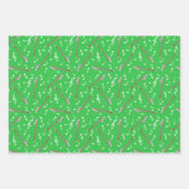 Bass klarinet muzieknoot patroon inpakpapier vel (Voorkant 2)