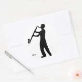 Bass Klarinet Shadow Sticker (Envelop)