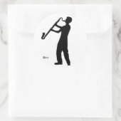 Bass Klarinet Shadow Sticker (Tas)